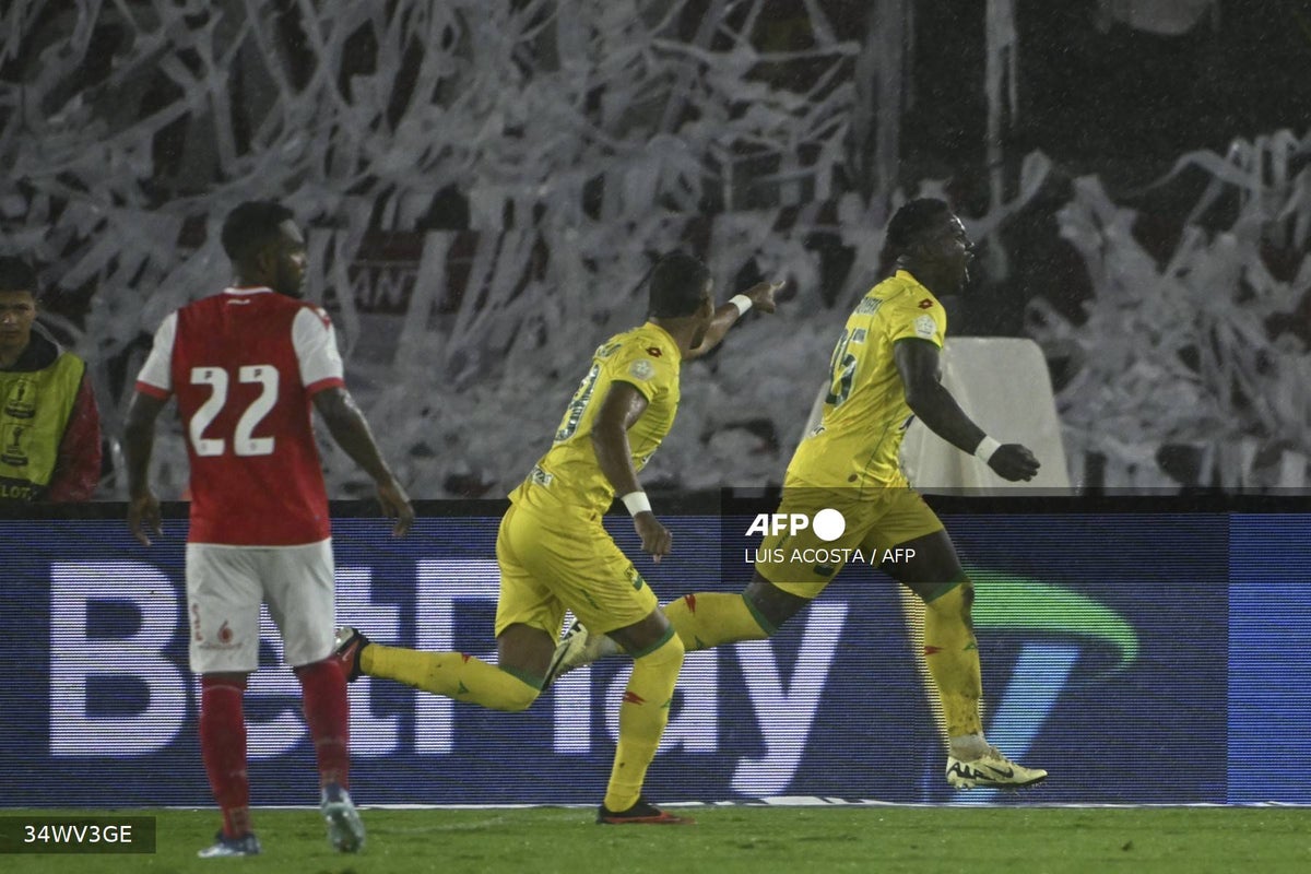Segundo gol de Bucaramanga en la finalísima ante Santa Fe en la Liga Betplay