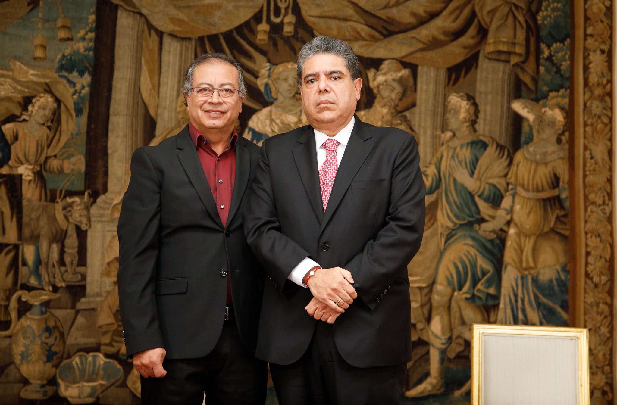 Gustavo Petro y Carlos Hernán Rodríguez