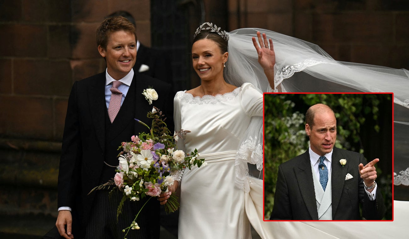Príncipe William asistió solo a la boda de su amigo el duque de Westminster