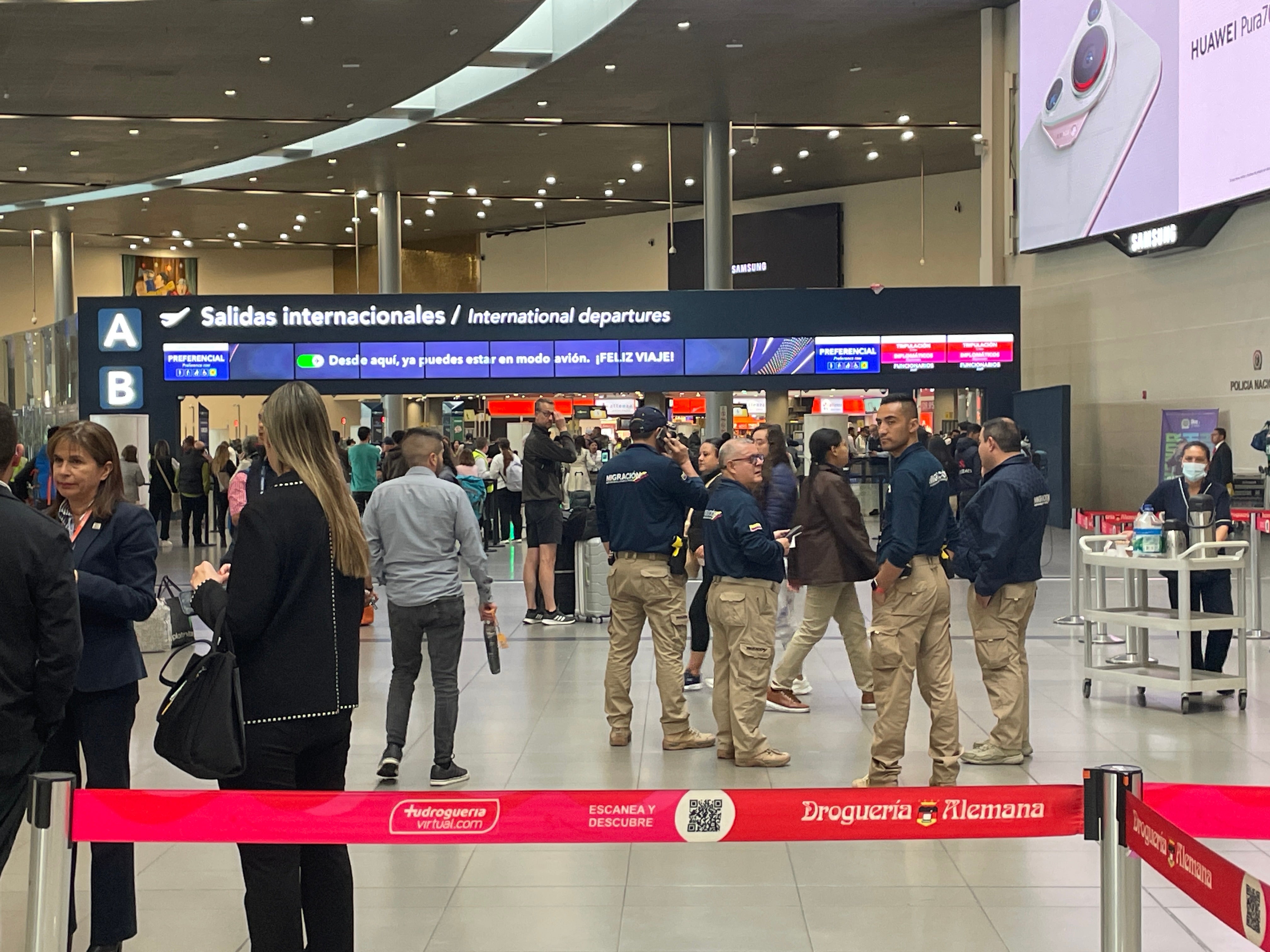 Área internacional - Aeropuerto El Dorado