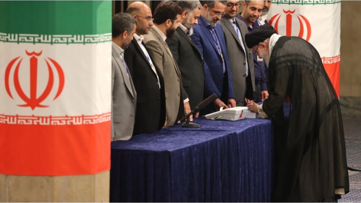 Votaciones en Irán