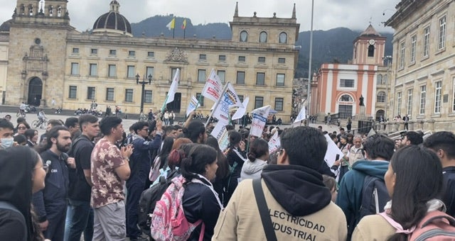 Sindicato del Sena se unió al paro de fecode