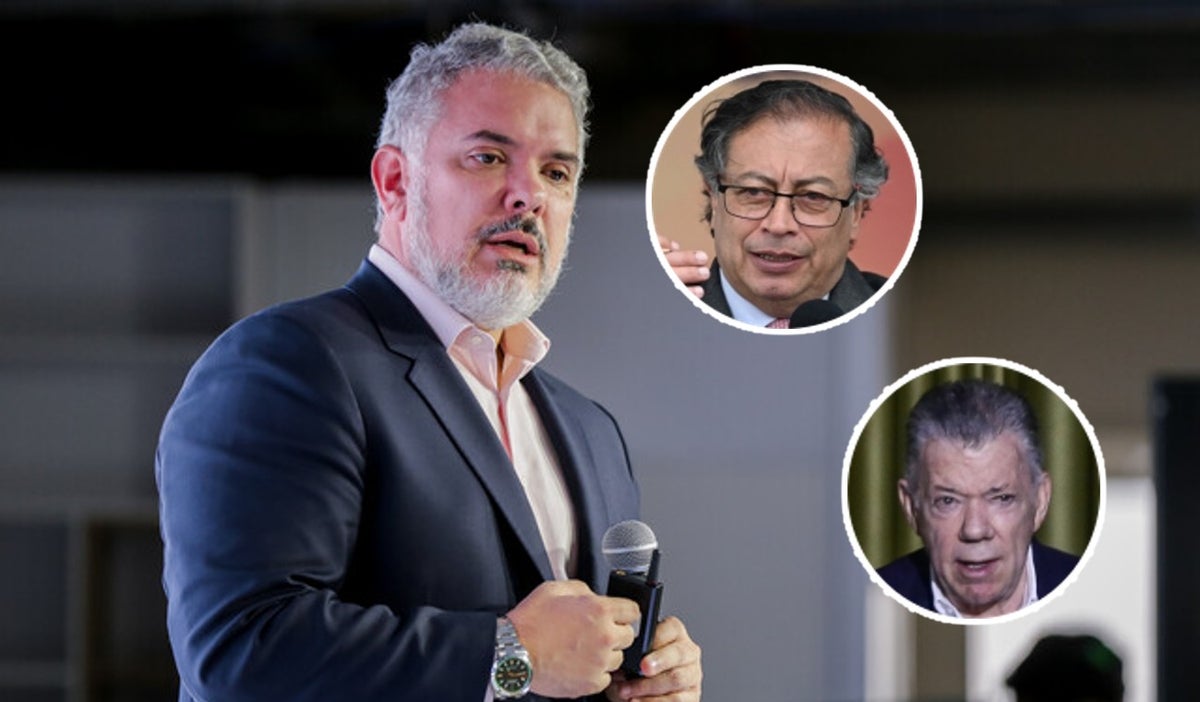Iván Duque, Gustavo Petro y Juan Manuel Santos
