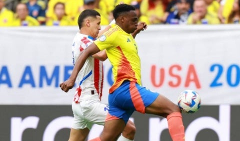 Jhon Lucumí Colombia vs Paraguay