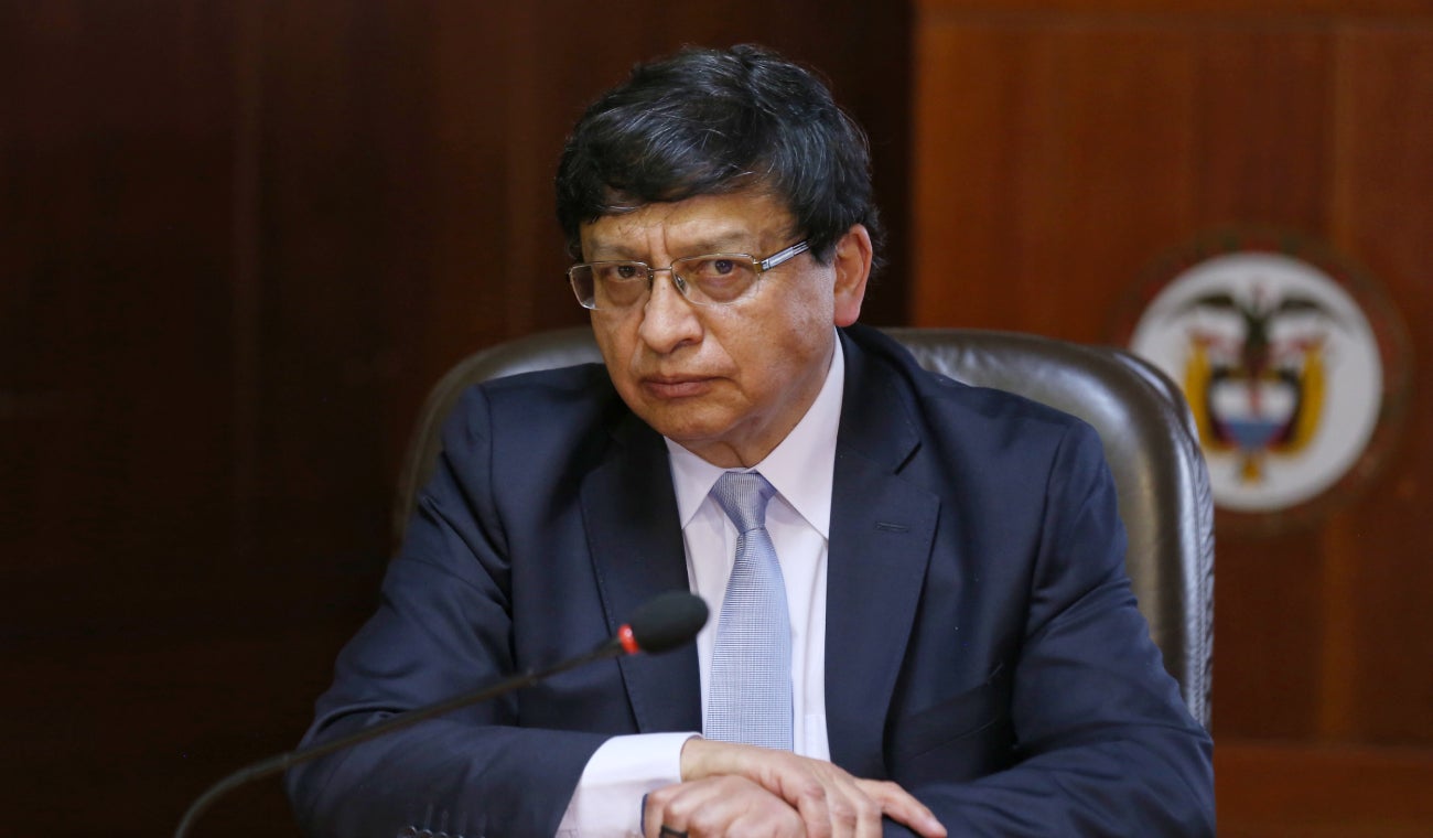 Jorge Enrique Ibáñez Najar, vicepresidente de la Corte Constitucional