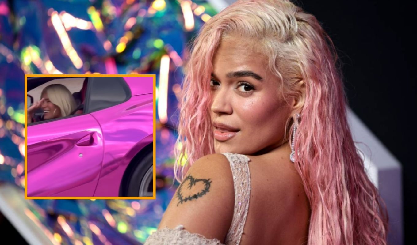 Karol G y su lujoso carro