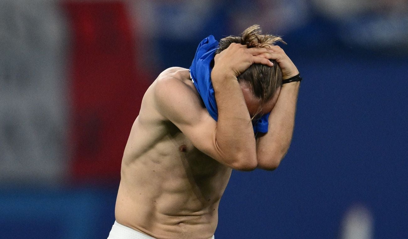Luka Modric tras el empate con Italia
