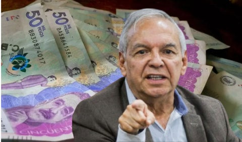 Billetes y ministro de Hacienda Ricardo Bonilla