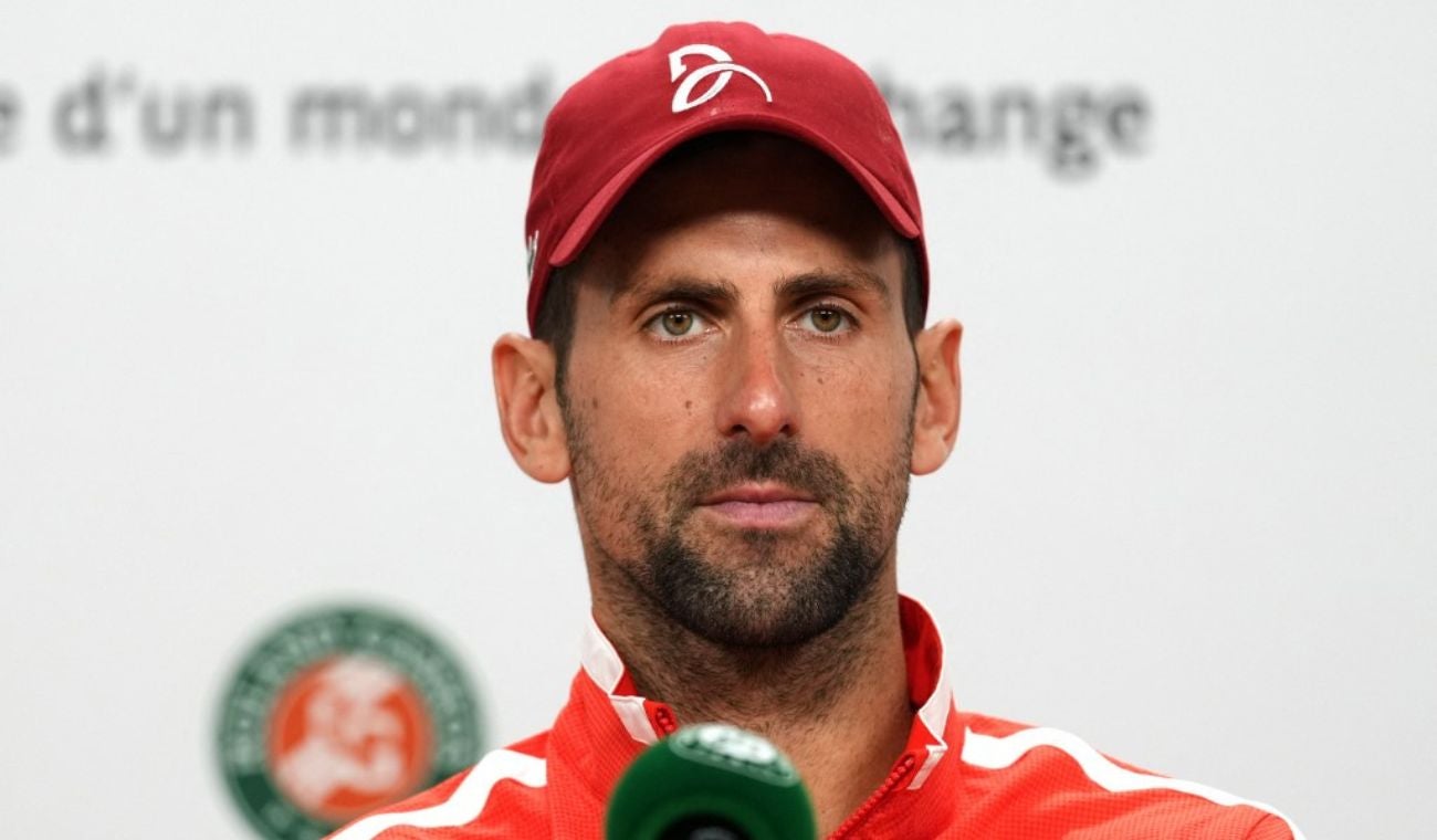 Novak Djokovic se retiró de Roland Garros