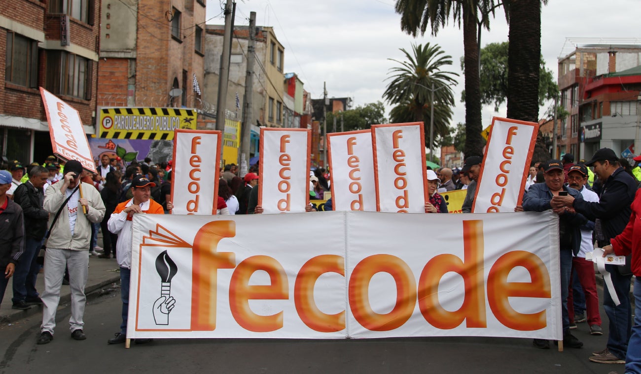 Fecode inicia paro nacional por reforma a la educación