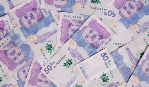Pesos colombianos