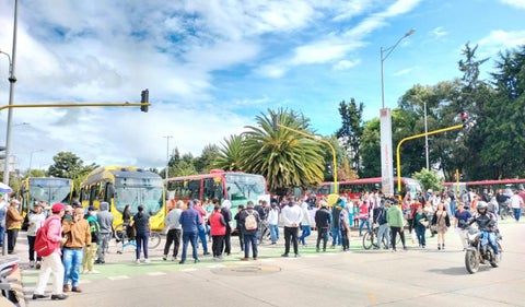 Protestas en Suba