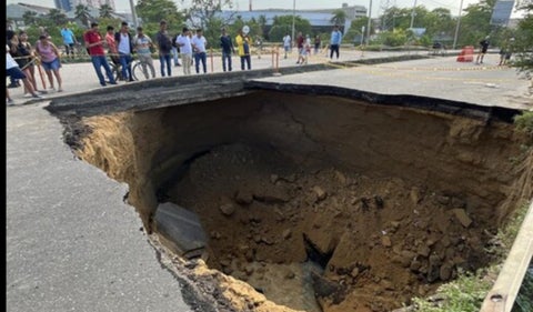 Colapso del puente en Atlántico