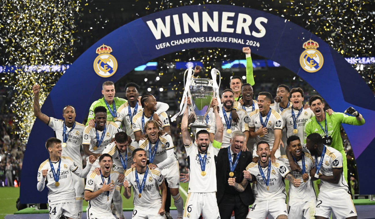 Real Madrid gana su decimoquinto título de Champions