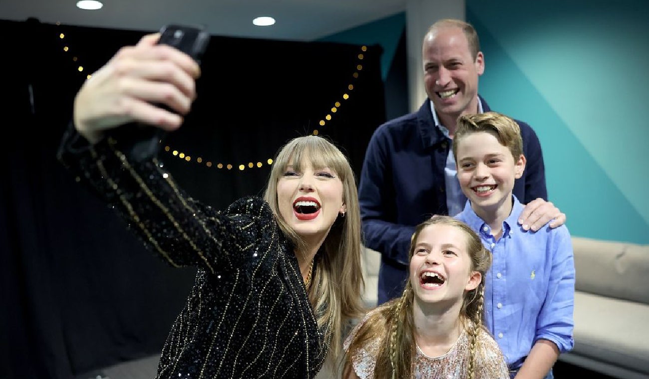 Graban al príncipe William en el concierto de Taylor Swift