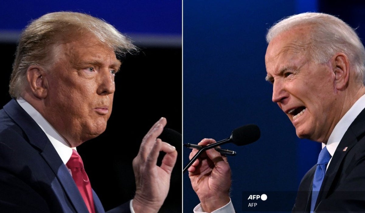 Donald Trump y Joe Biden tienen debate presidencial