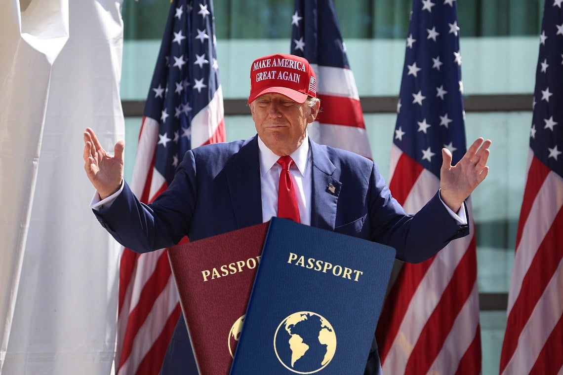 Donald Trump green card