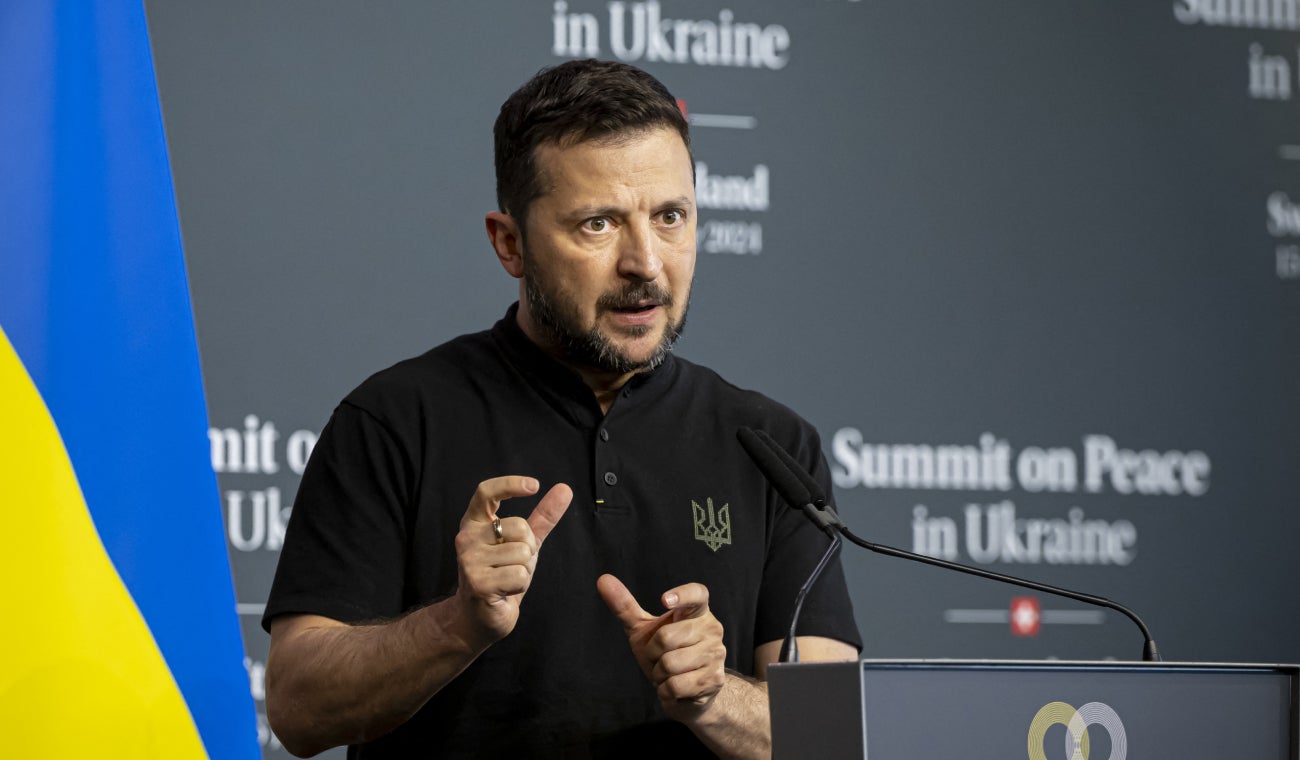 El presidente ucraniano Volodímir Zelenski afirma que Rusia no está preparada para la paz