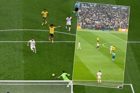 Espontáneos invaden el campo en la final de la Champions League