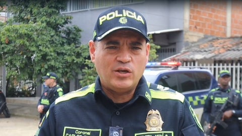 General Carlos Oviedo, comandante de la Policía Metropolitana de Cali