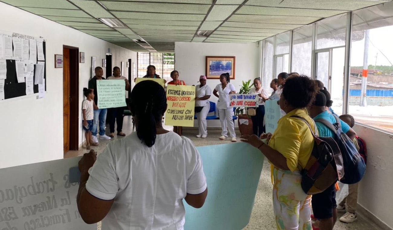 Protesta Hospital San Francisco de Asís, Quibdó