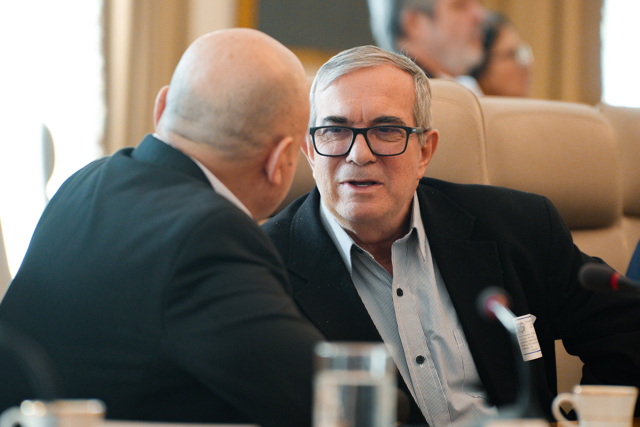 Rodrigo Londoño en la Casa de Nariño