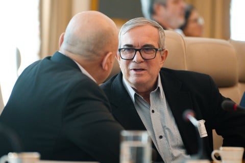 Rodrigo Londoño en la Casa de Nariño