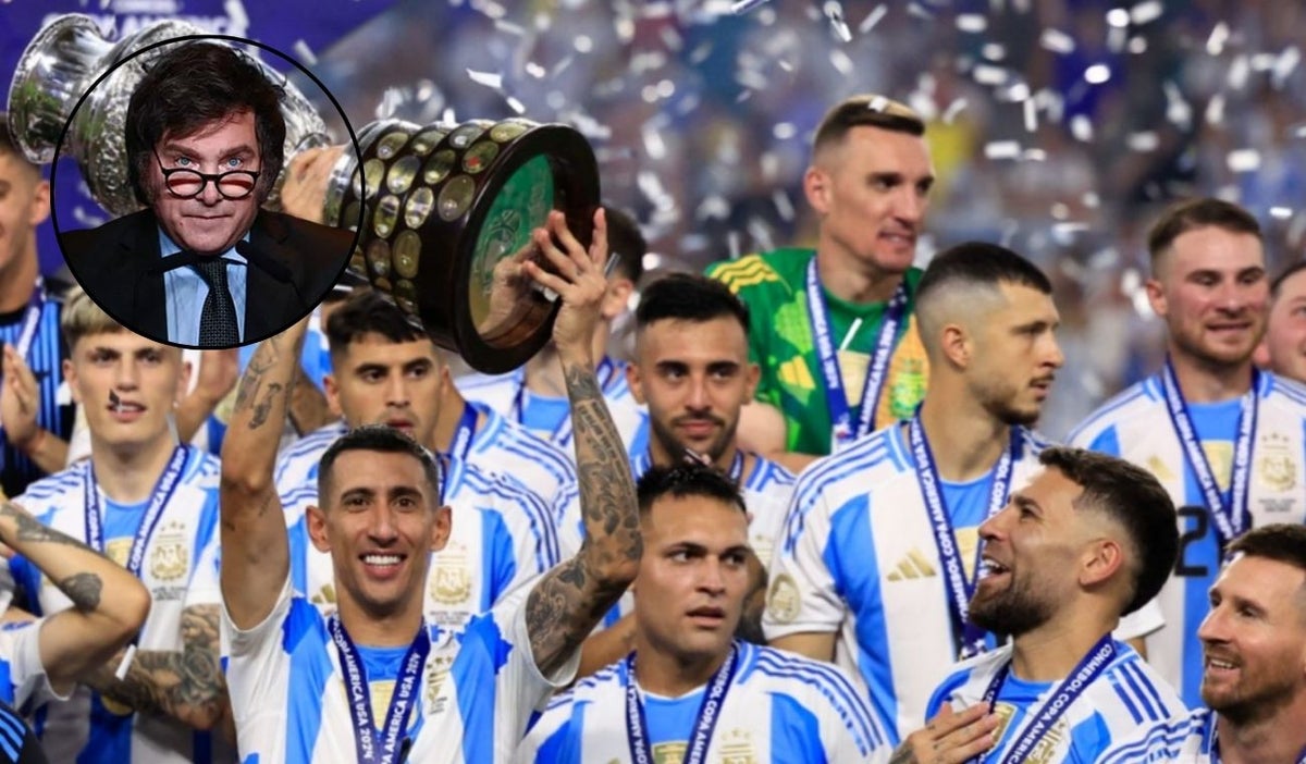 Milei desaprueba que Messi pida disculpas por canto racista