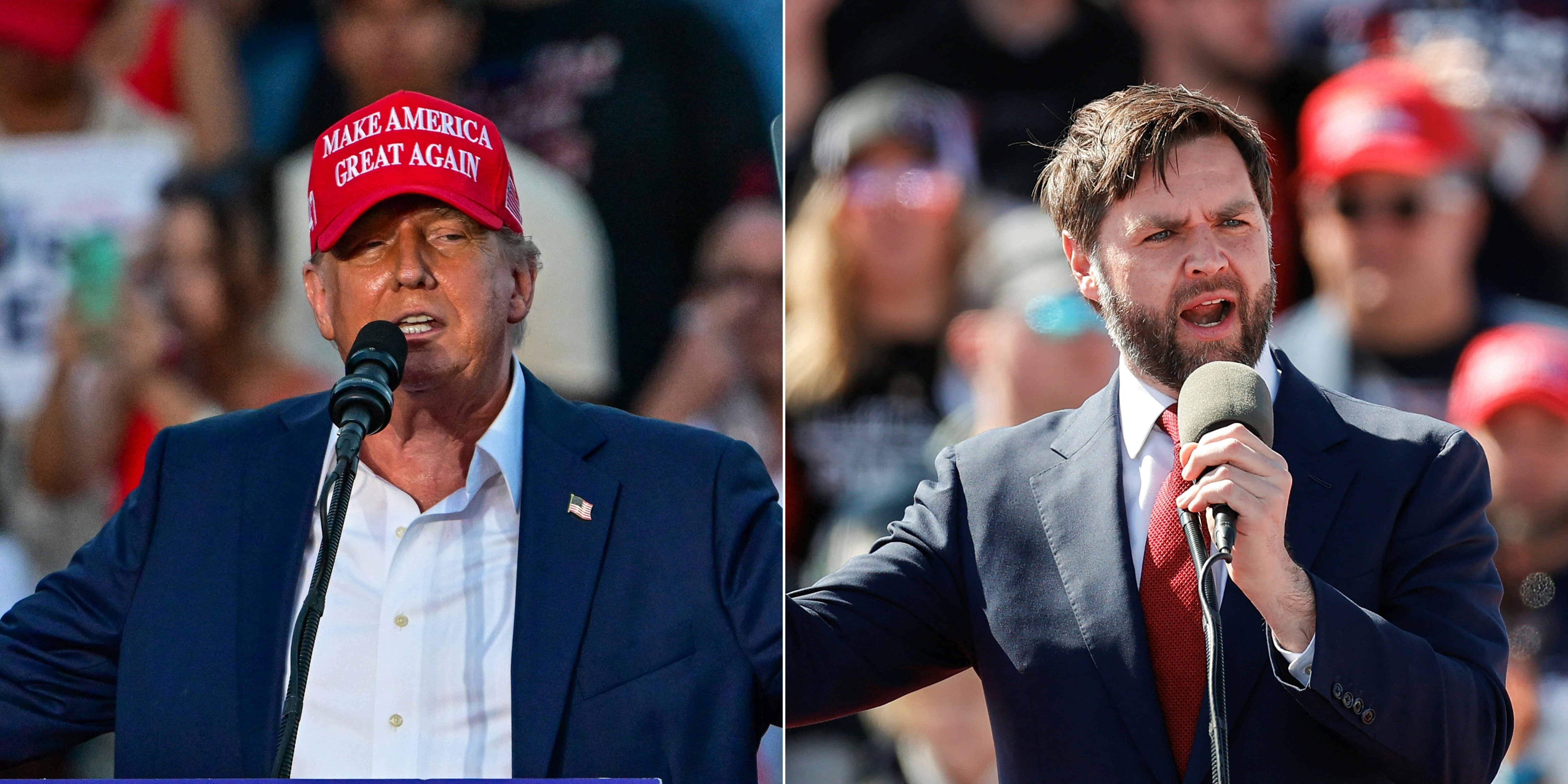 Donald Trump y J.D. Vance