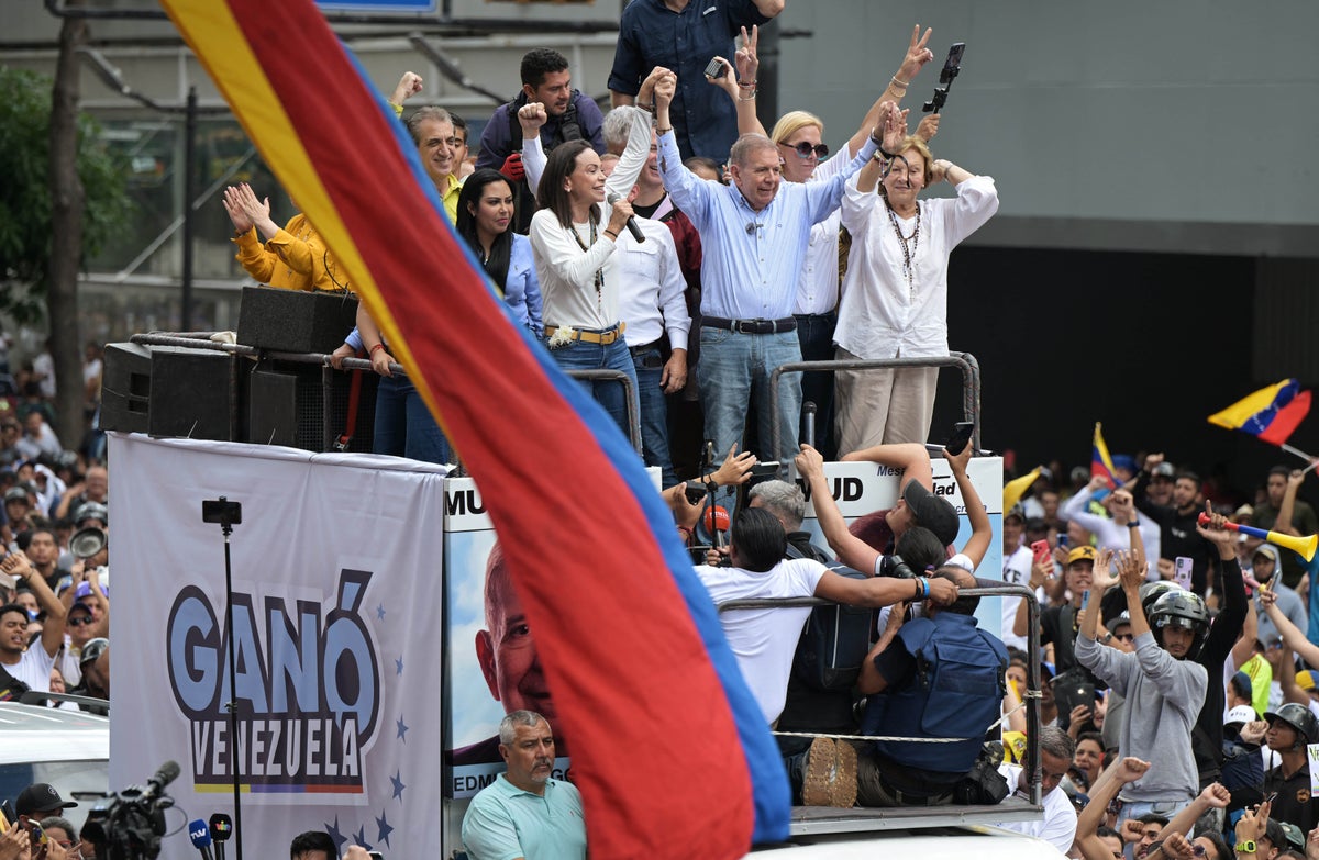 Manifestaciones de la oposición en Caracas