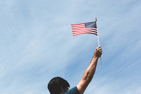 Ciudadanía estadounidense/bandera Estados Unidos