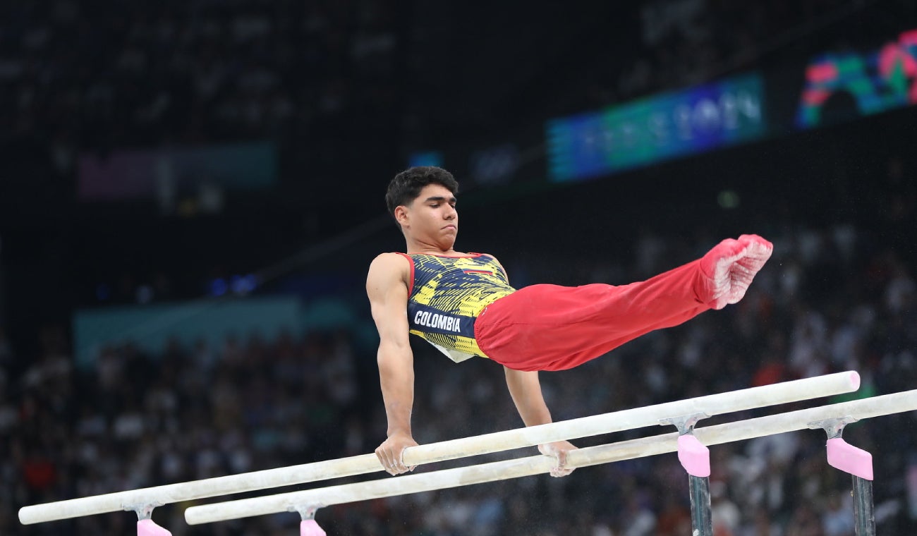 Ángel Barajas, gimnasta colombiano en los Juegos Olímpicos París 2024