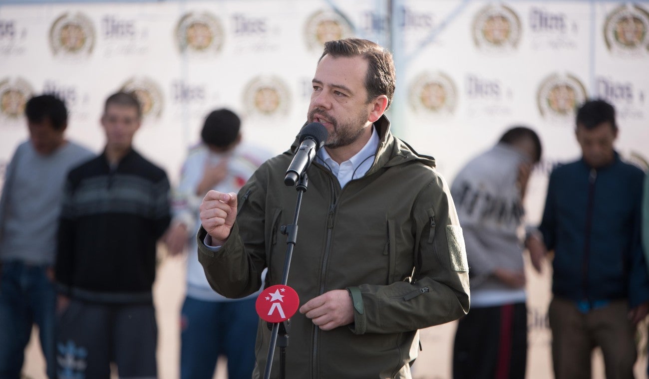 Carlos Fernando Galán, haciendo un balance de la seguridad en Bogotá
