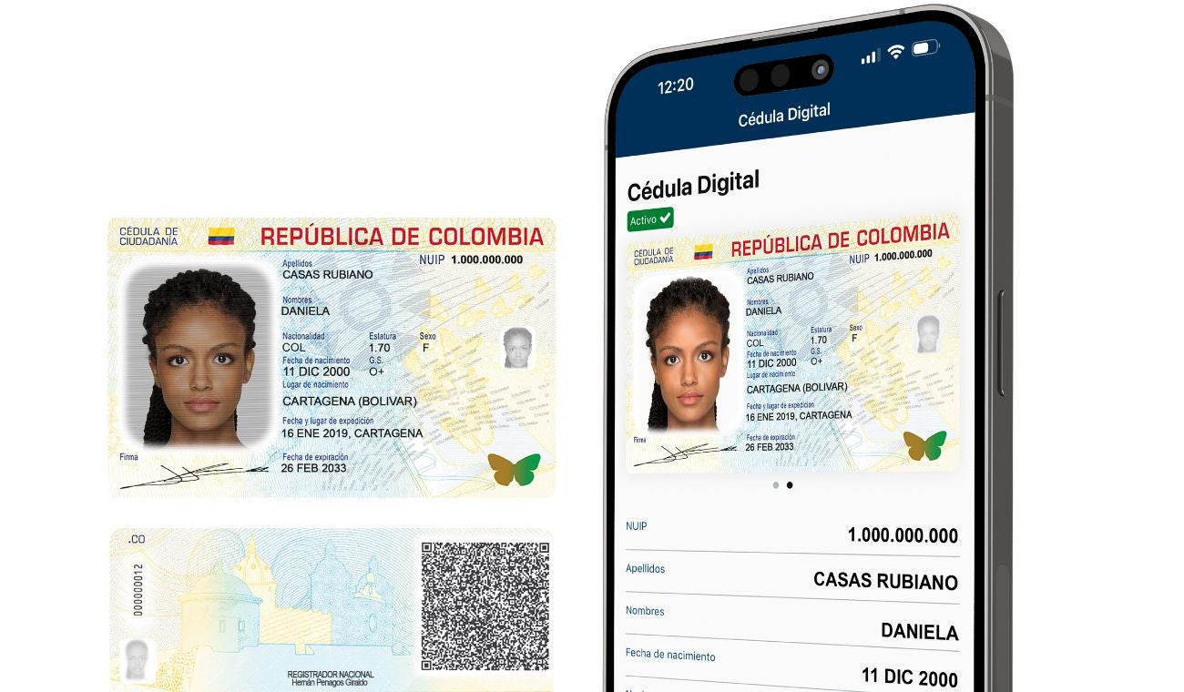 Cédula Digital Colombia