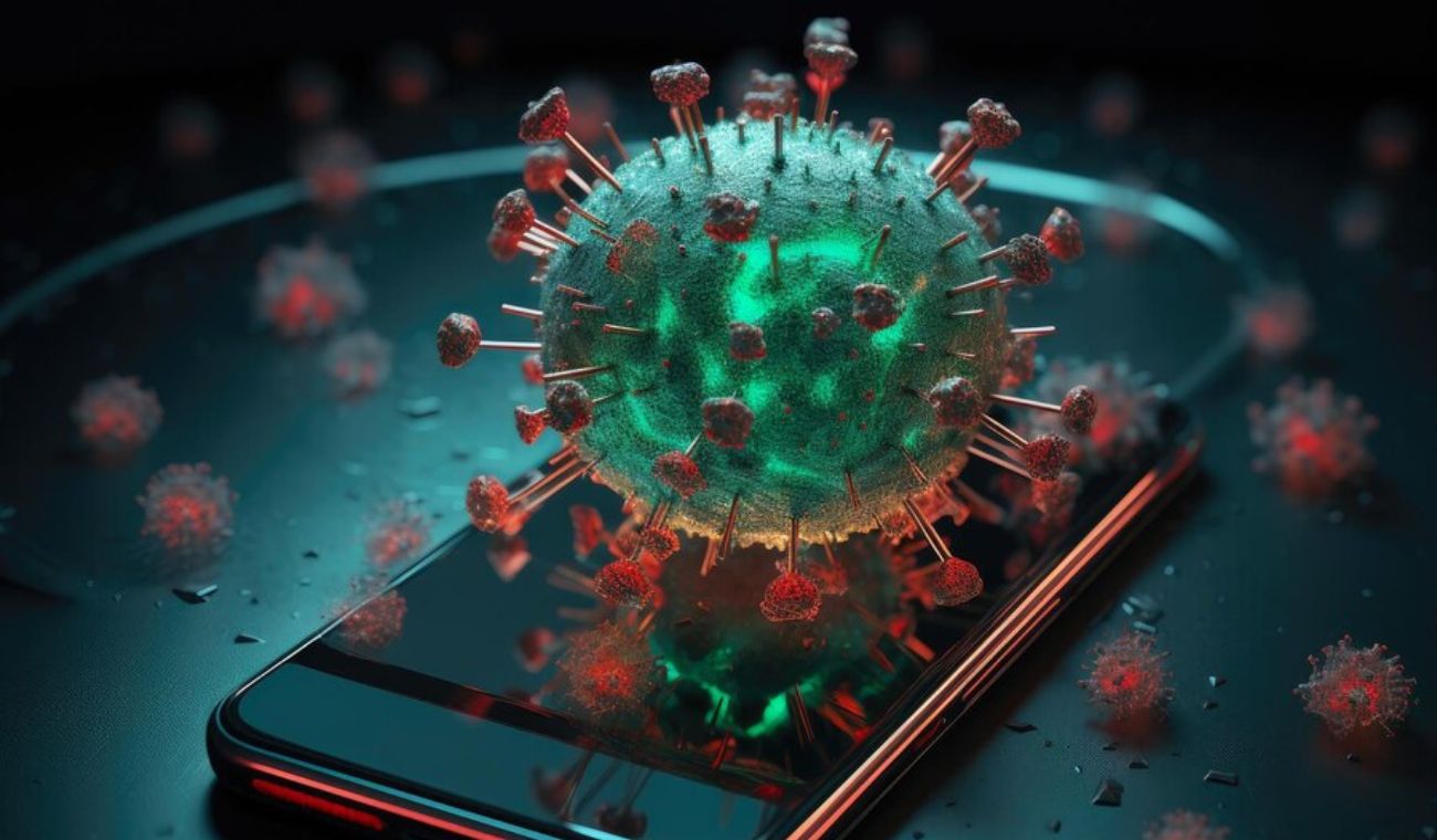Celular con virus