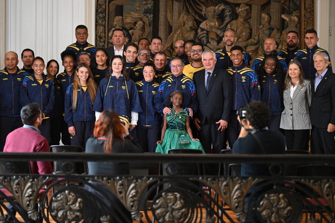 Delegación colombiana