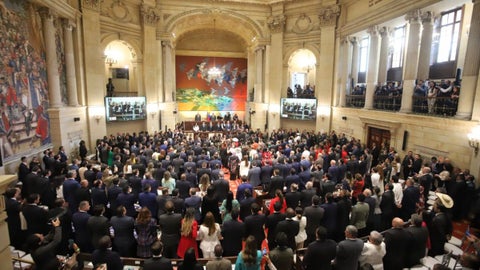 Instalación del Congreso, 20 de julio