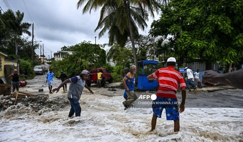 Daños del huracán Beryl
