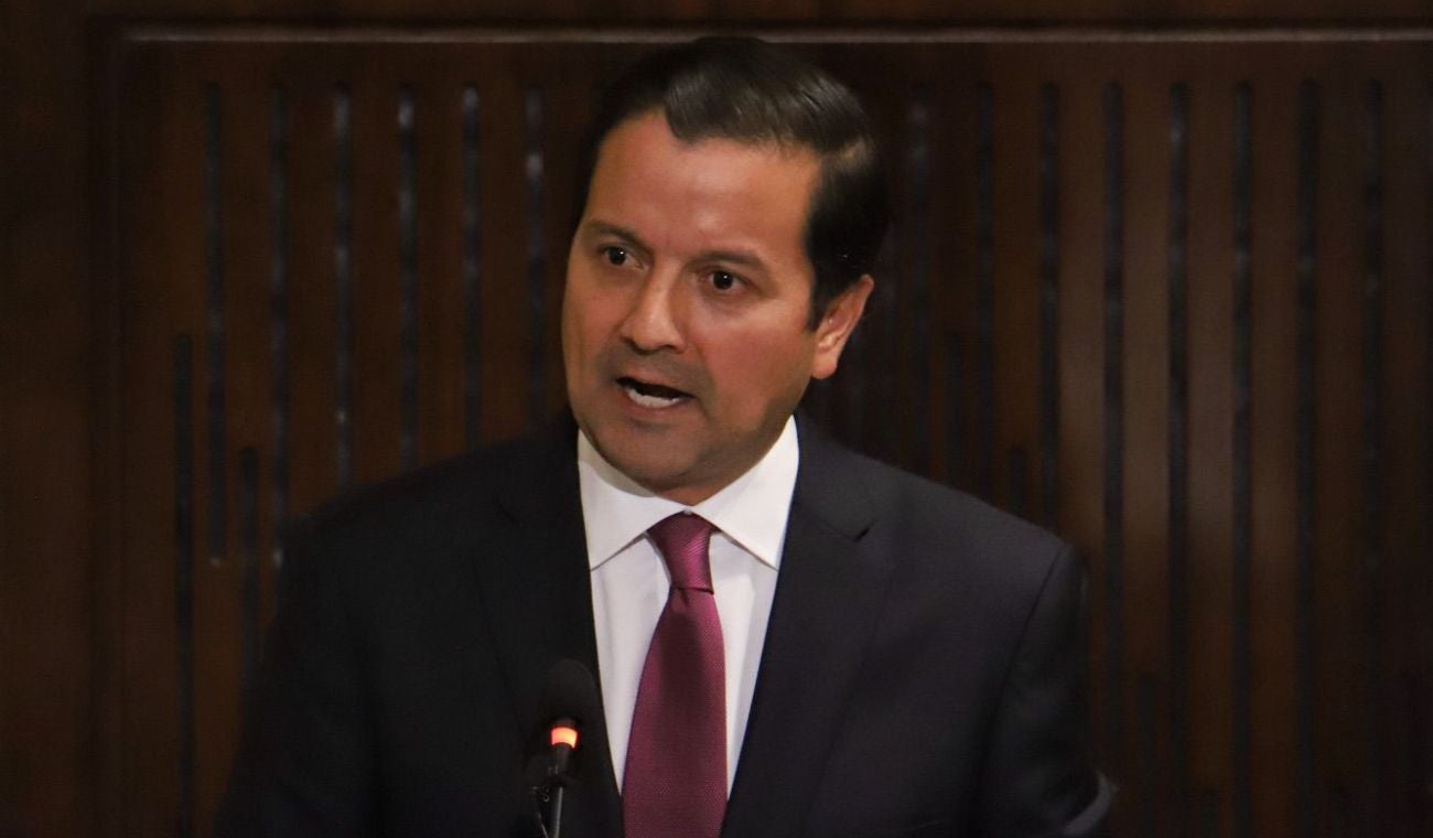 David Luna en el discurso de instalación del Congreso