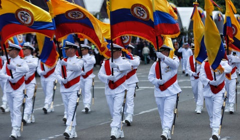 Desfile 20 de julio en Bogotá