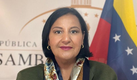 Dinorah Figuera, presidenta y diputada de la Asamblea Nacional de Venezuela en el exilio