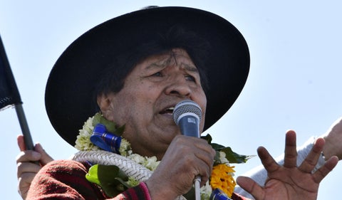 Evo Morales apoya a Maduro en las elecciones presidenciales de Venezuela