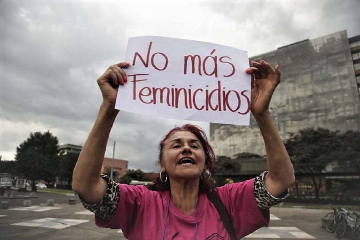 Referencia feminicidios en Colombia.