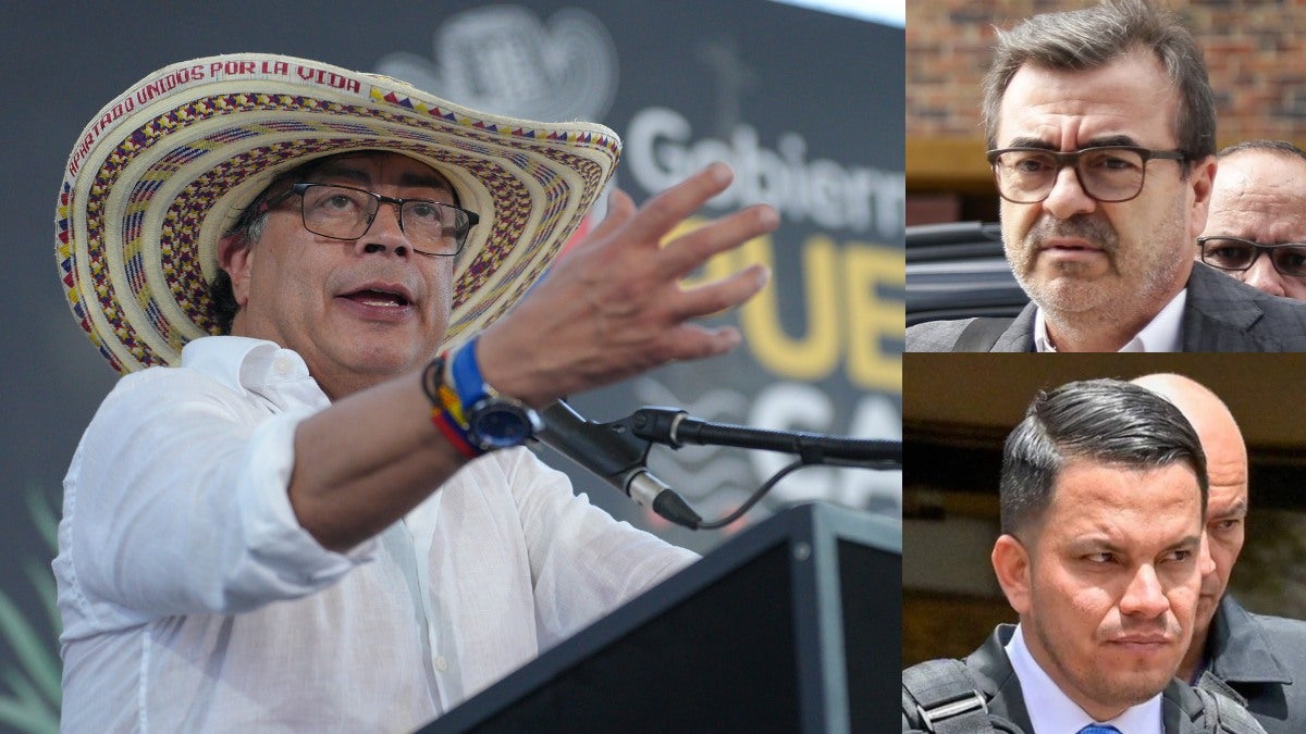 Presidente Gustavo Petro, Olmedo López y Sneyder Pinilla