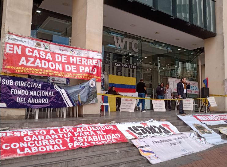 Huelga en el Ministerio de Trabajo