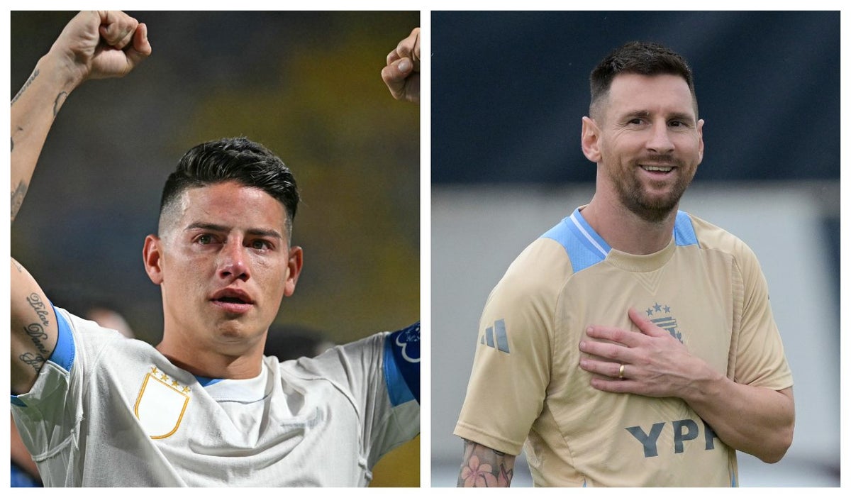 James y Messi