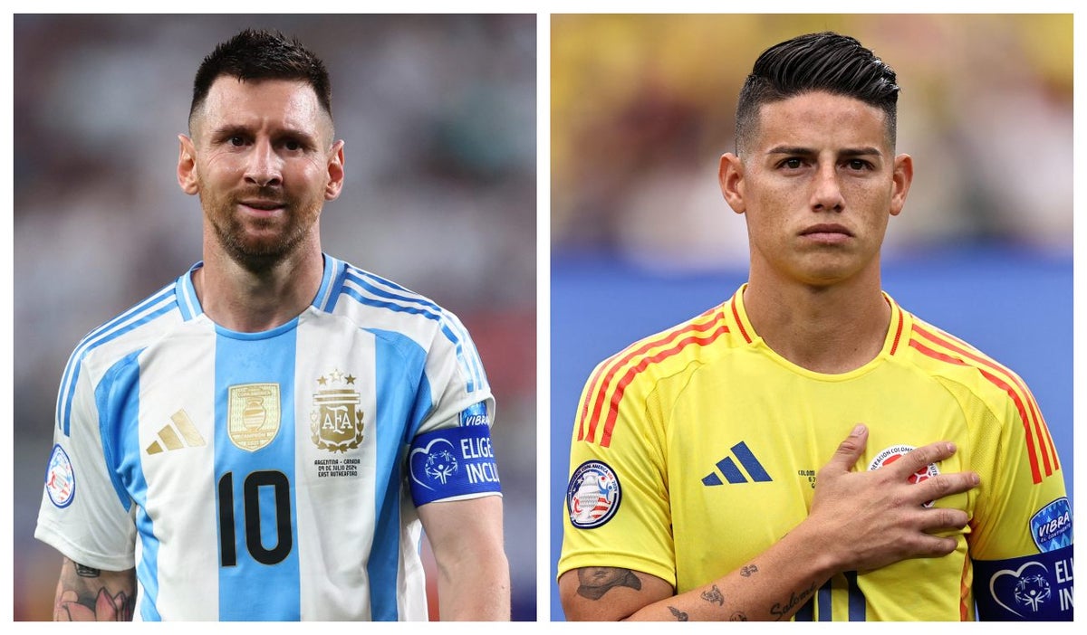 James y Messi