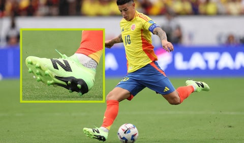 James Rodríguez y sus nuevos guayos