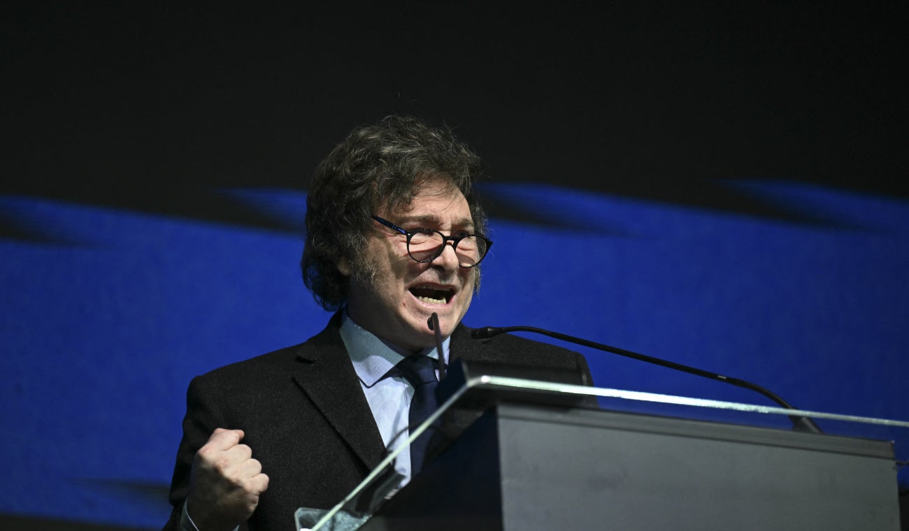 Presidente argentino Javier Milei