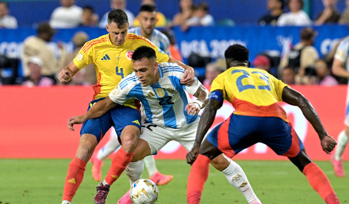 Argentina vs Colombia en la Copa América 2024